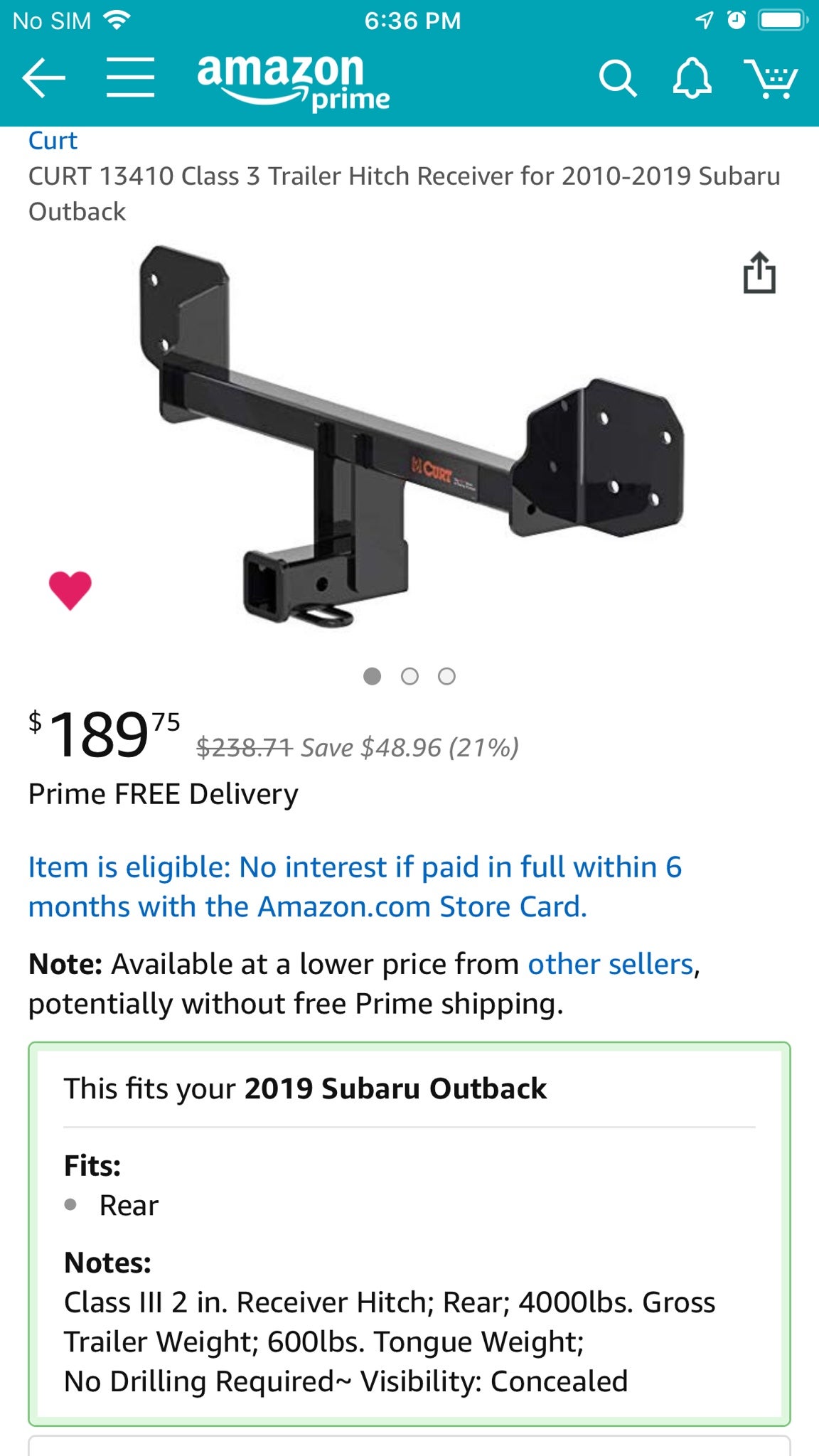 Any install the Curt 13410 trailer hitch? Subaru Outback Forums