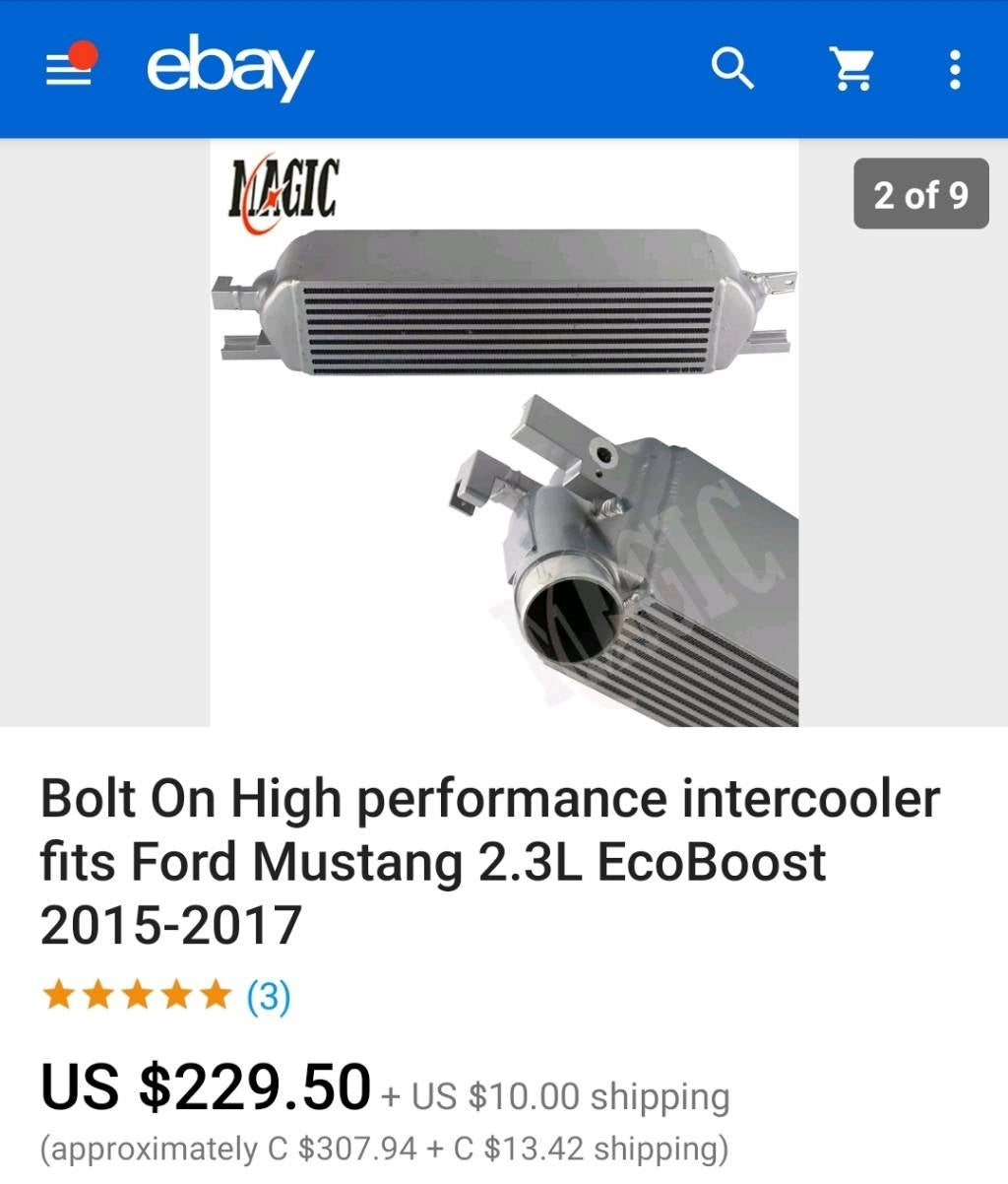 Super cheap intercooler found Page 7 Ford Mustang Ecoboost Forum