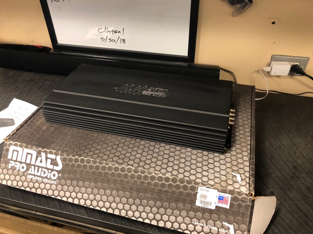MMATS PRO AUDIO(ﾏｯﾂﾌﾟﾛｵｰﾃﾞｨｵ) SQ4160 4chﾊﾟﾜｰｱﾝﾌﾟ