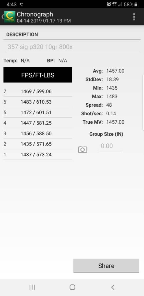 357 sig chrono data | SIG Talk
