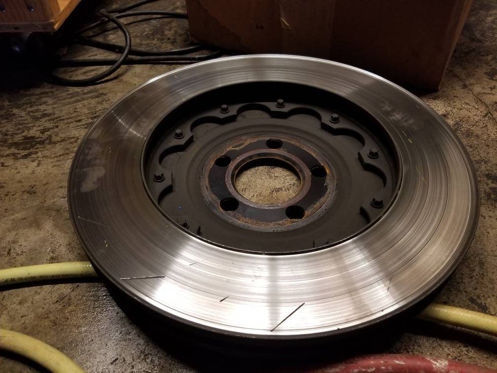 Stoptech/Powerstop brake pads eating up stock brake rotors? SRT