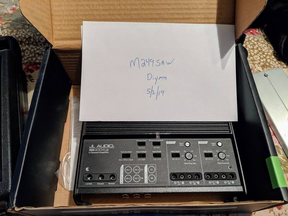 JL XD400/4 v2 Car Stereo Forum