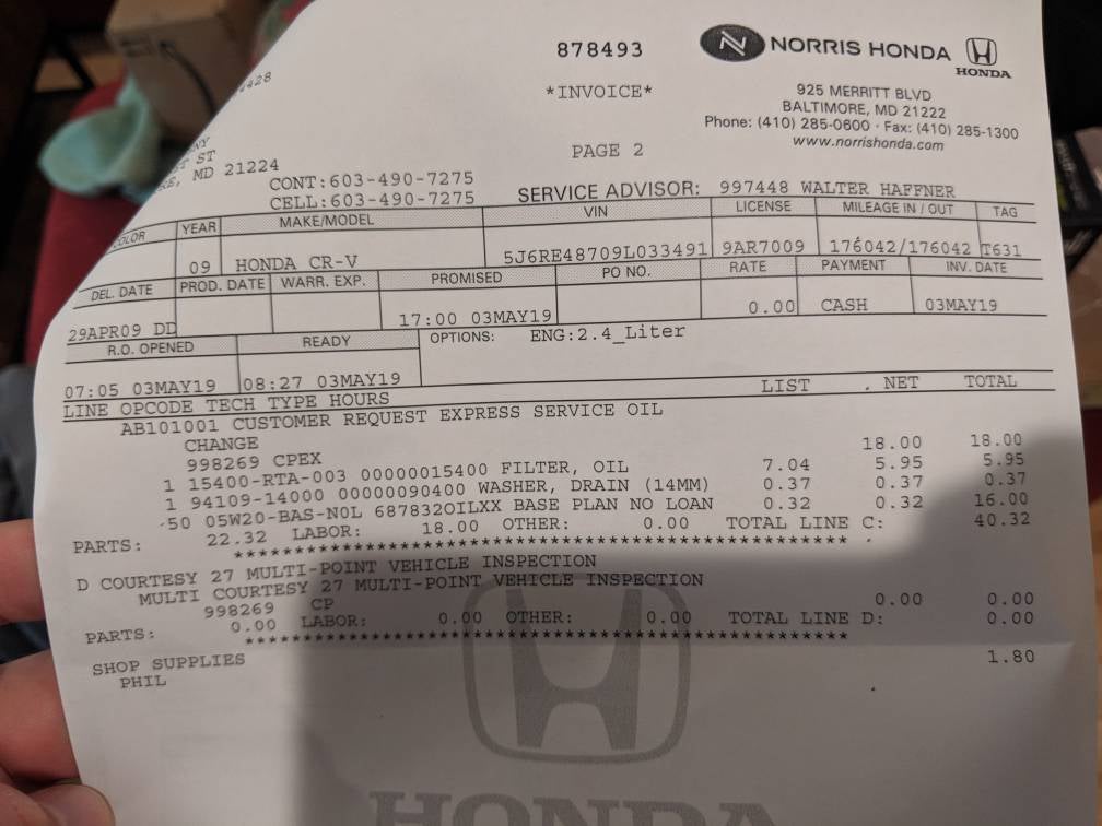 09 CRV Oil Pan/Pan Bolt Leaking Issues? Dealership Pricing on Oil