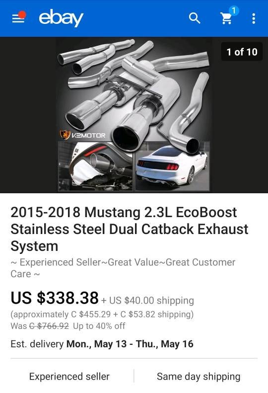 Least expensive aftermarket exhaust for '16 Ecoboost PP that won't void