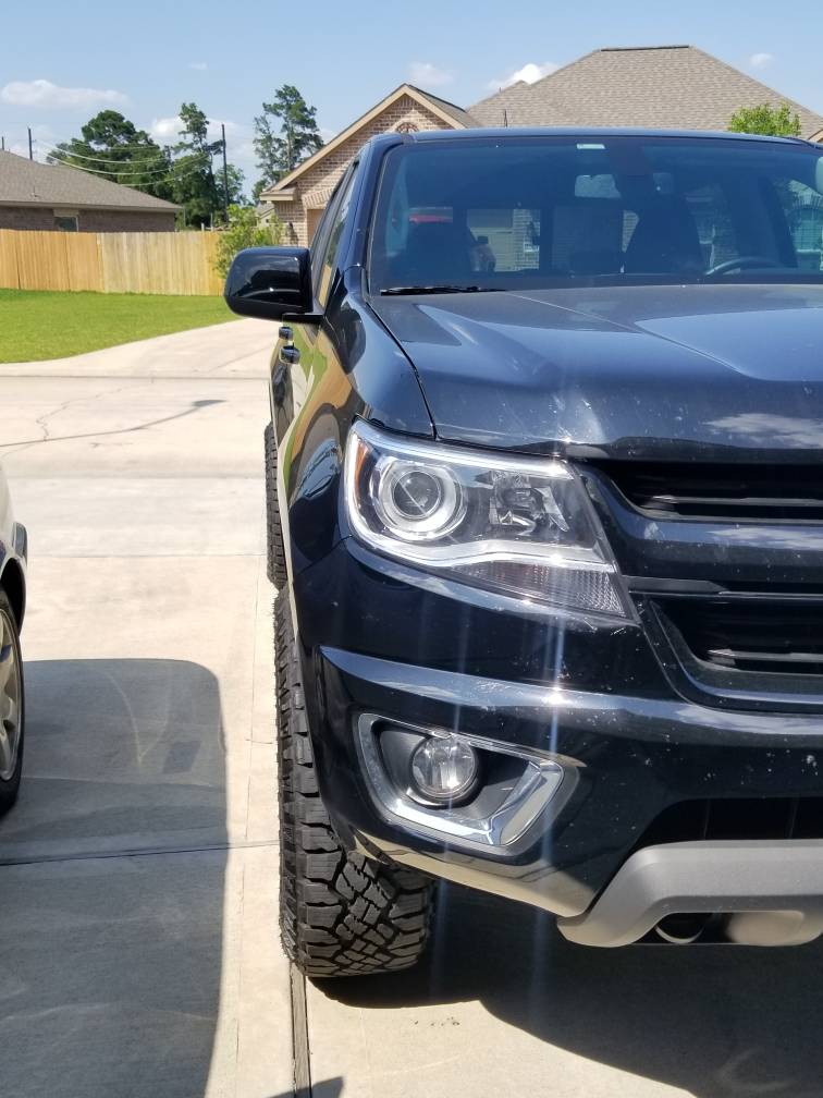 RC leveling kit and Bora wheel spacers Chevy Colorado & GMC Canyon