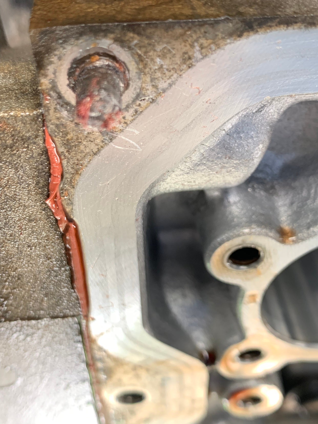 Transmission pan bolt stripped **help** Toyota Tundra Discussion Forum