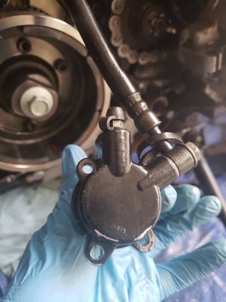 Clutch push rod seal replacement StromTrooper