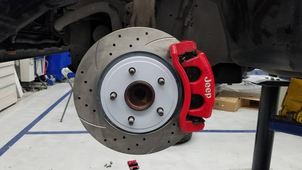 Cross Drilled/Slotted Rotors Jeep Commander Forum