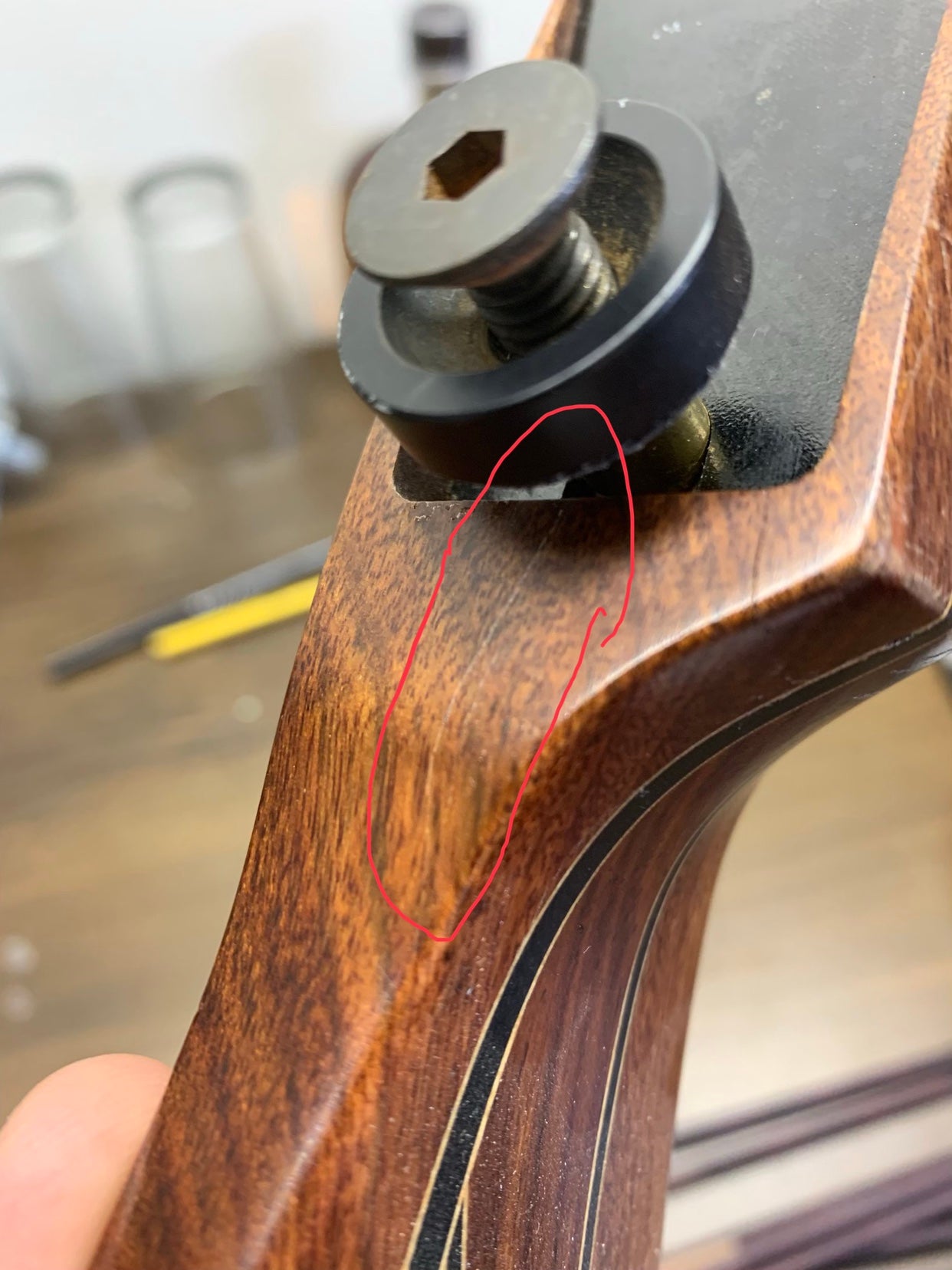 Help fixing a cracked ILF riser? | Archery Talk Forum