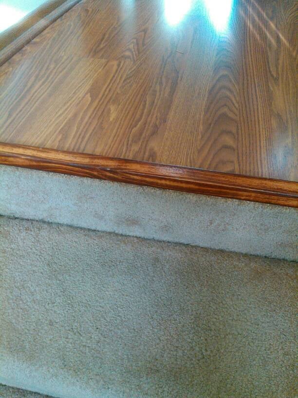 Lvp to carpet stair transition DIY Home Improvement Forum
