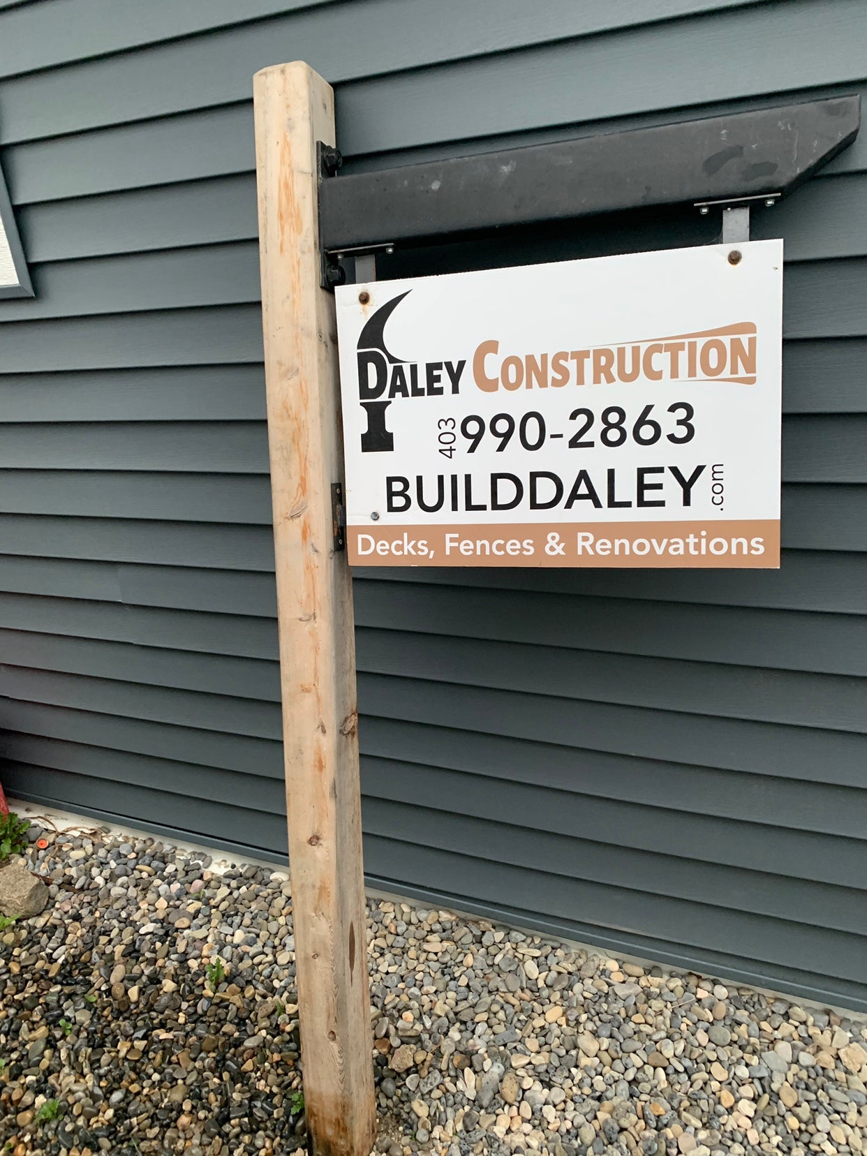 Best way to support yard signs | Contractor Talk - Professional ...