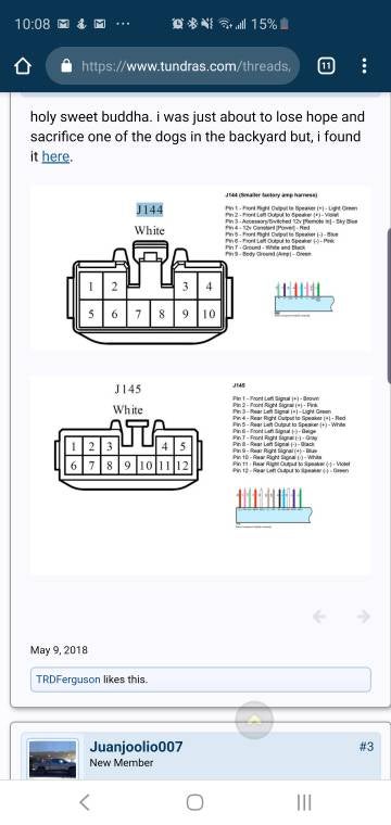 Speaker wire color chart | Toyota Forum