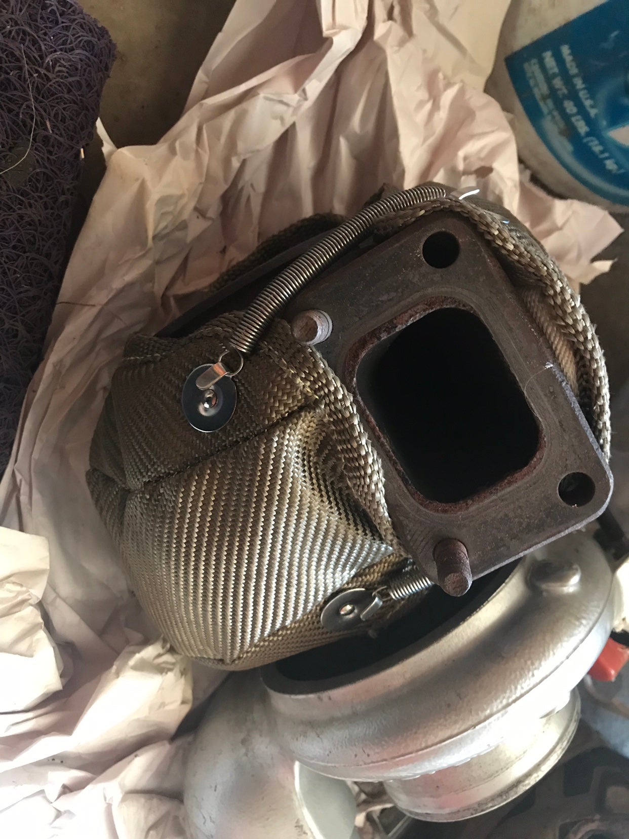 Turbo blanket issues. Cummins Diesel Forum
