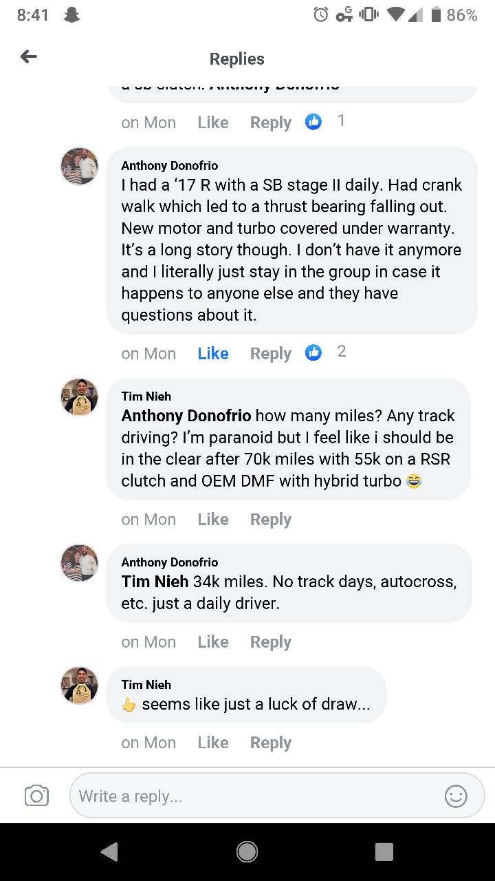 EA888 Gen 3 Crank Walk Issues for 6MT Ownerz | VW Vortex - Volkswagen Forum