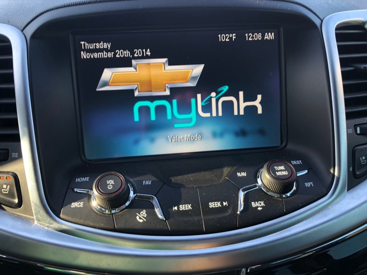 Valet mode Chevy SS Forum