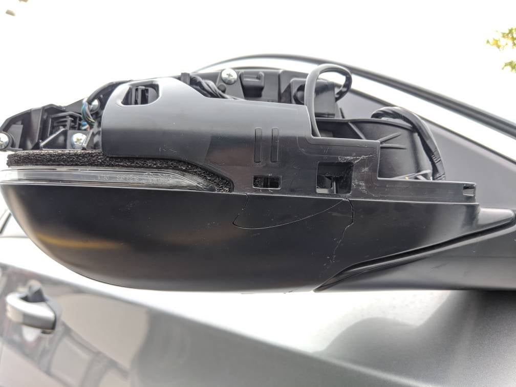 Replacing broken sidemirror housing Drive Accord Honda Forums
