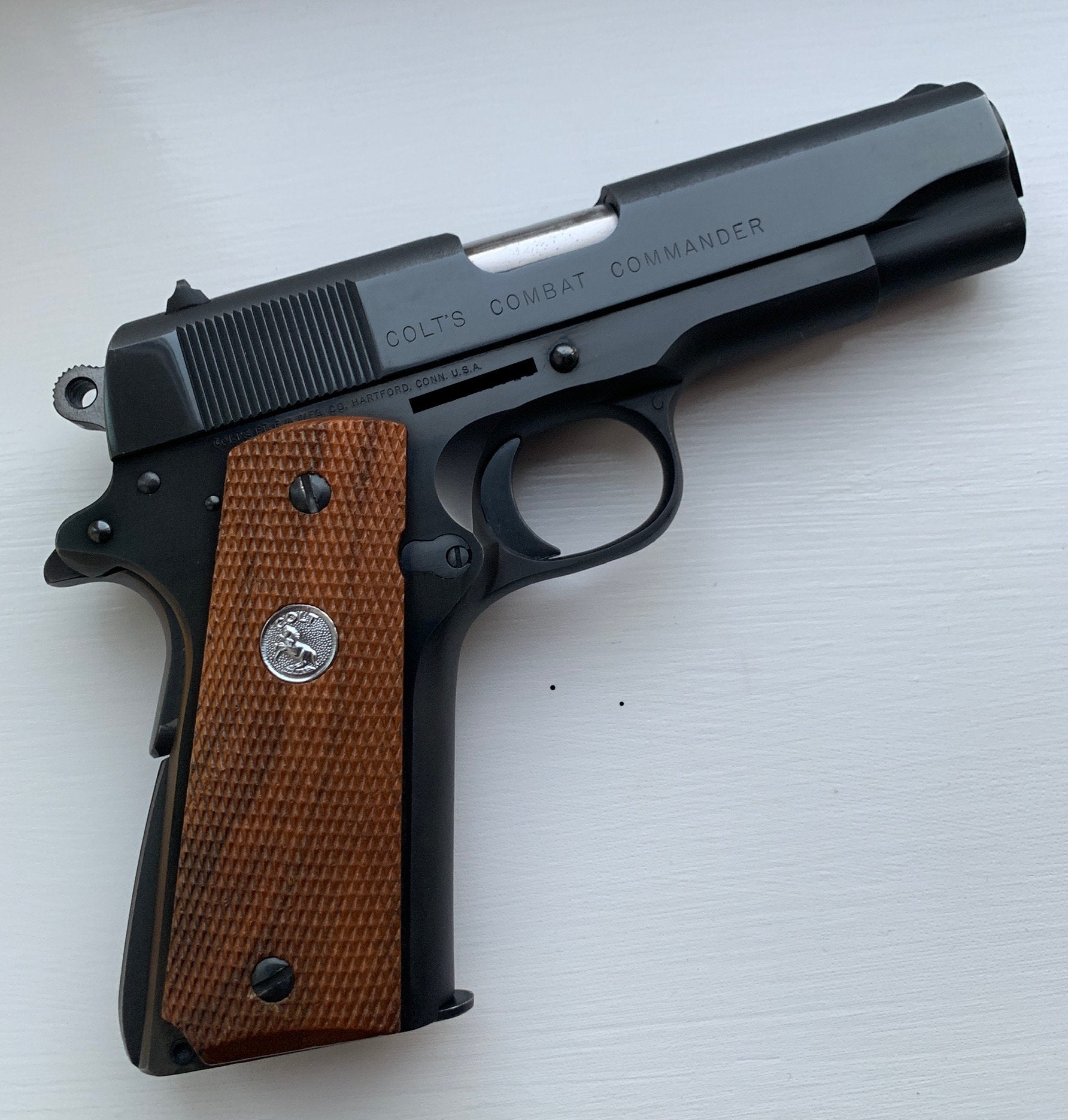 レア　COLT COMBAT COMMANDER 1/1スケール Minty Colt Combat Commander - 1976 Mfg