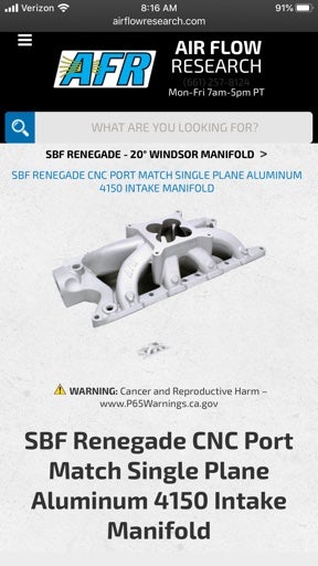 New AFR intake | Yellow Bullet Forums