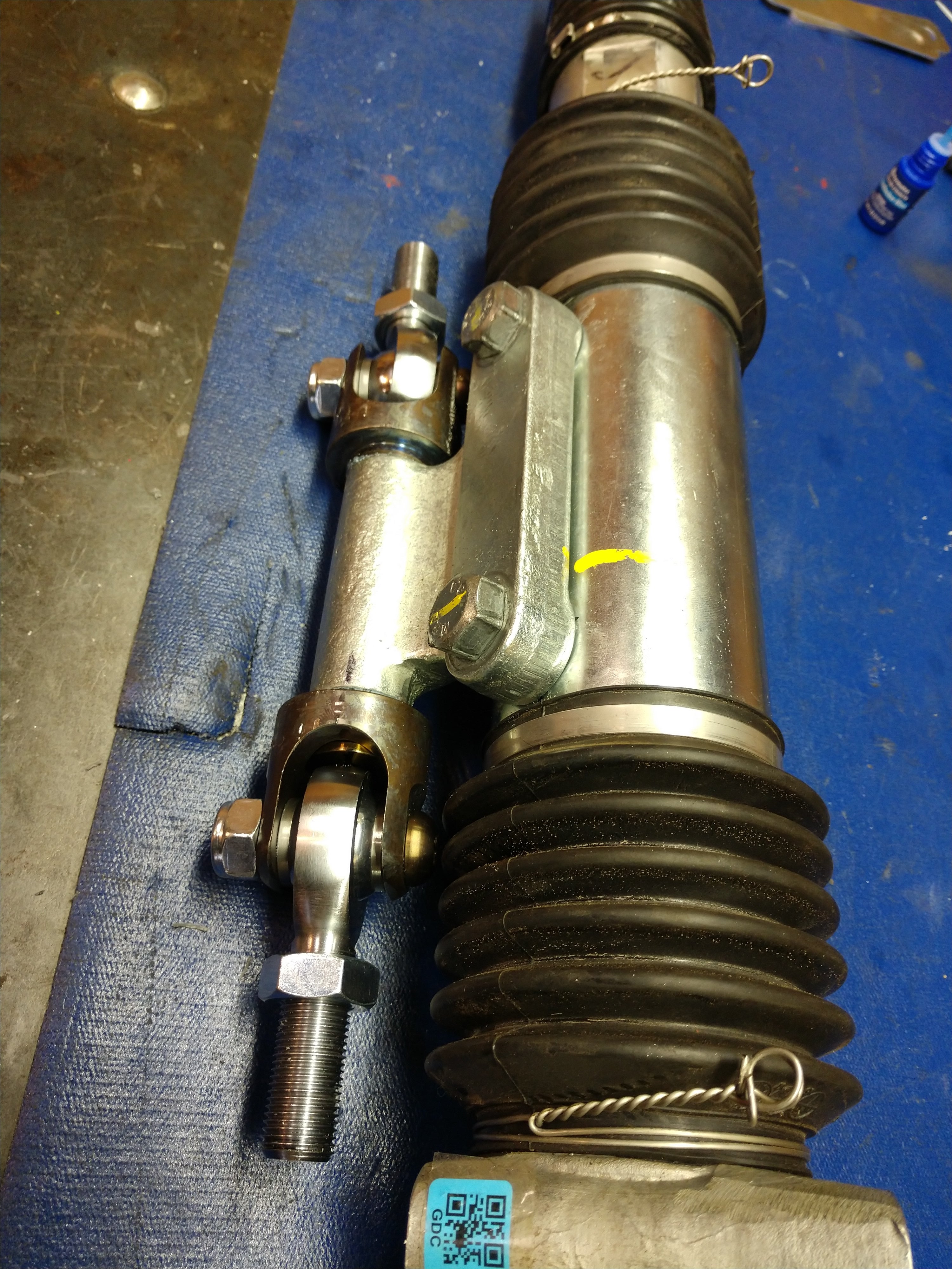 Hess Motorsports rack brace. CanAm Maverick Forum