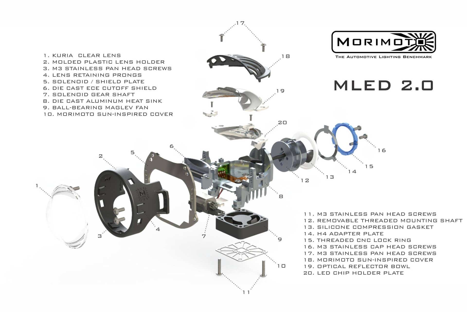 Bi Led Build Motor Bi-led: Morimoto m led 2.0 | Cummins Diesel Forum