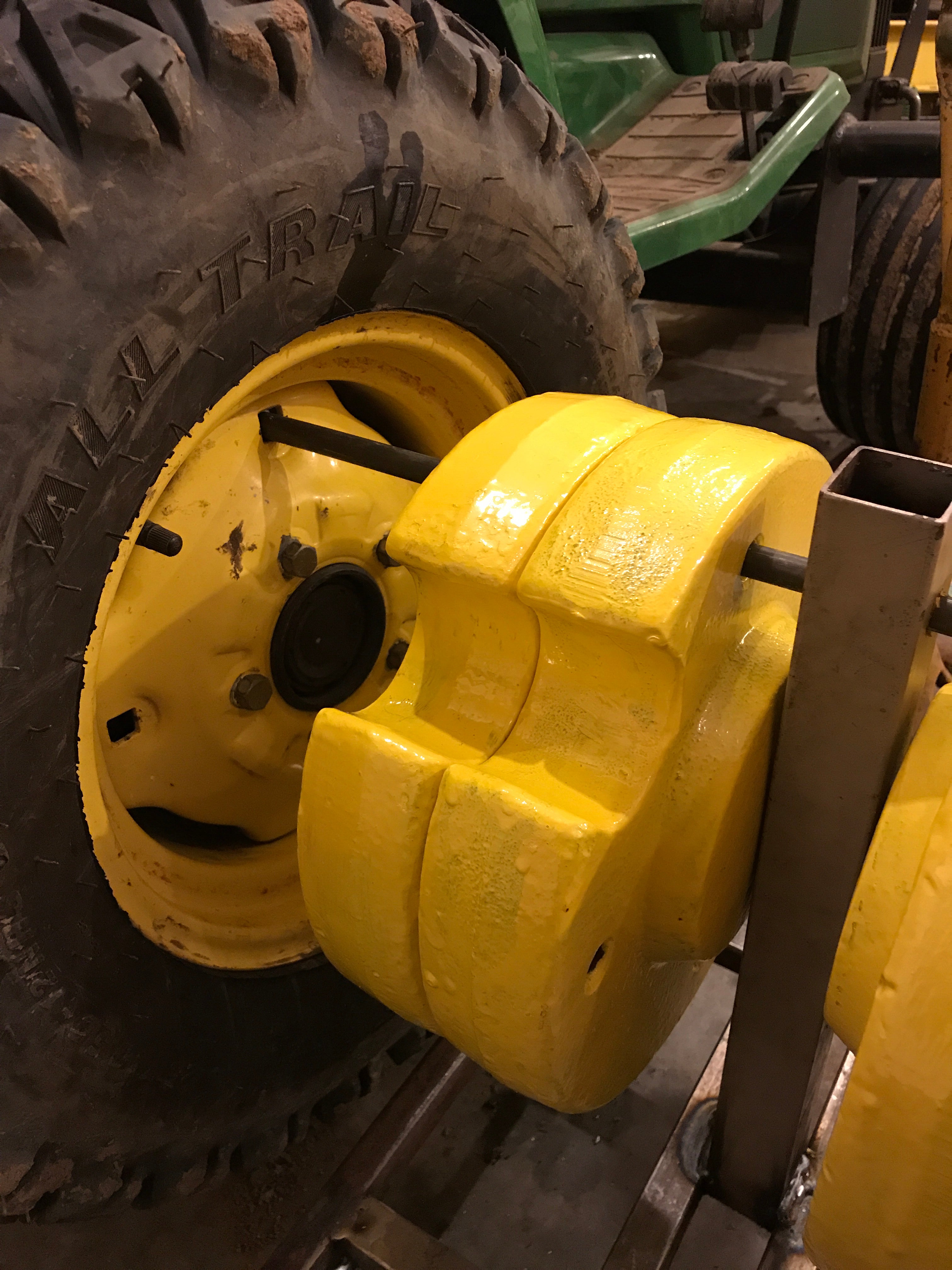 Wheel weight storage Green Tractor Talk