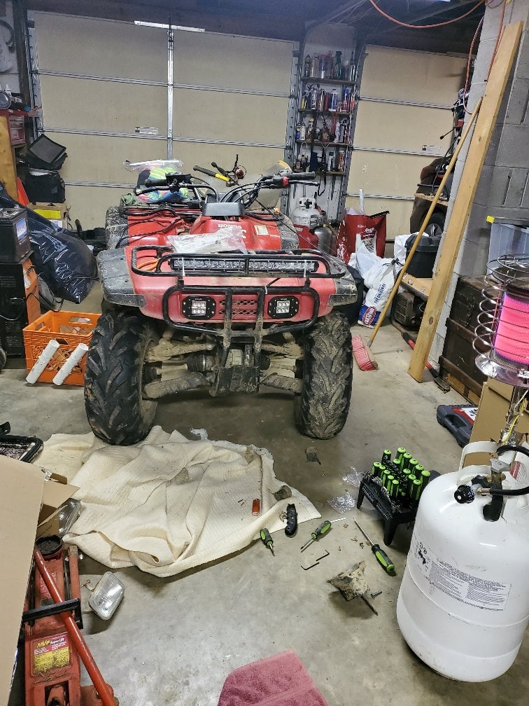 96 honda fourtrax 300 4x4 build Honda ATV Forum