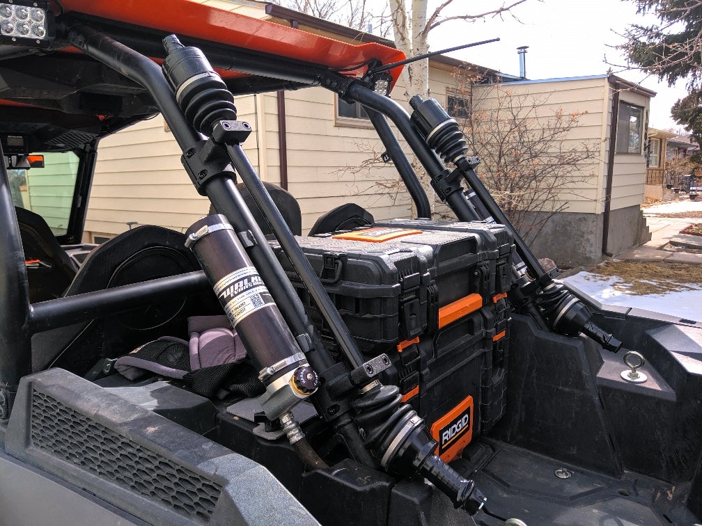 Added some spare axles holders Polaris RZR Forum RZR