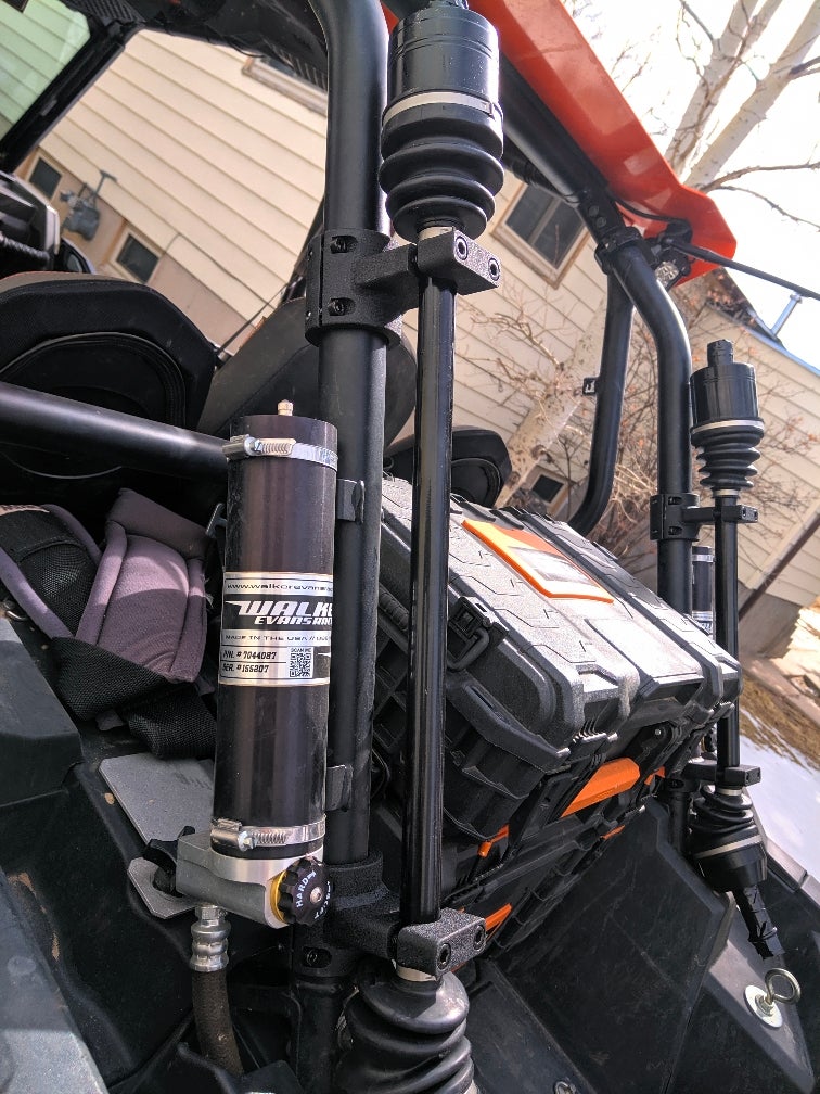 Added some spare axles holders Polaris RZR Forum RZR