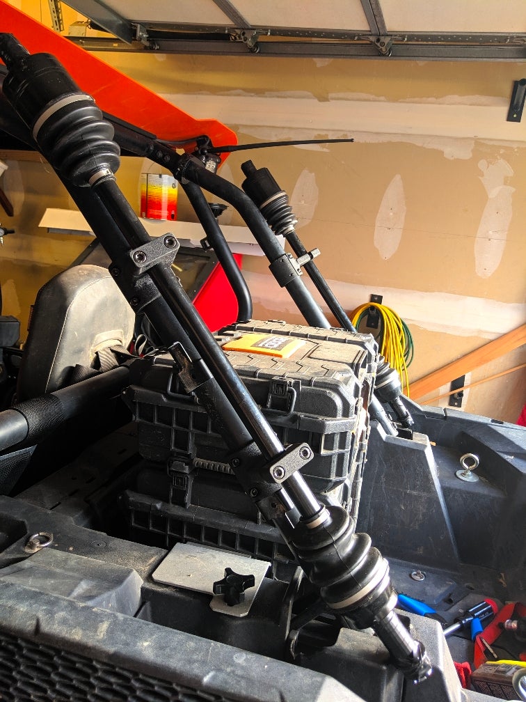 Added some spare axles holders Polaris RZR Forum RZR