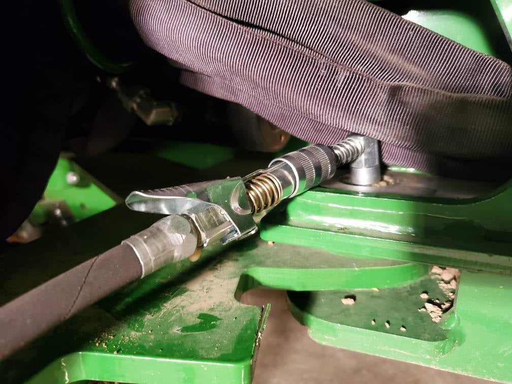 Tough to reach grease fittings on 1025R? Green Tractor Talk