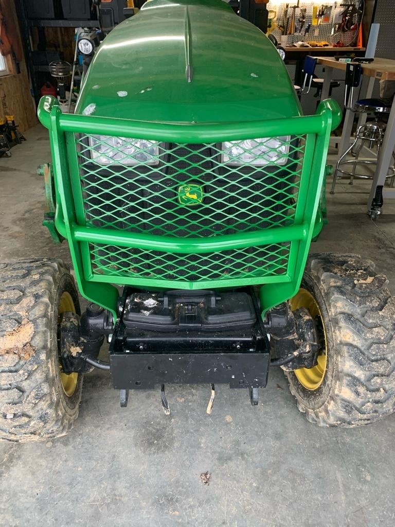 1025r Grill guard steel mesh protection Green Tractor Talk