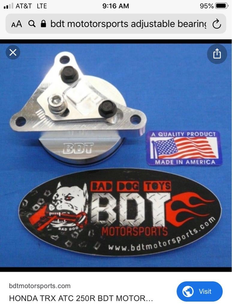 Racing Counter Balance Holder with timing plate Honda TRX250R Forums