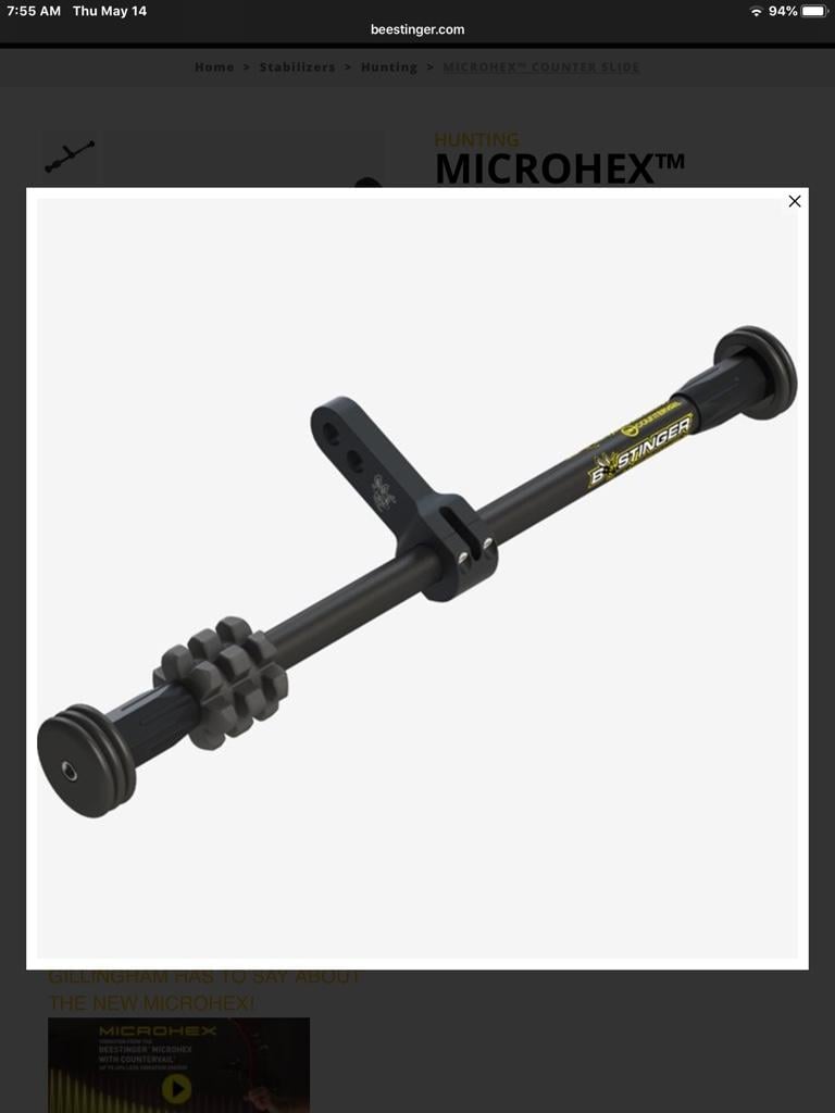 Levi 15 inch stabilizer. Archery Talk Forum