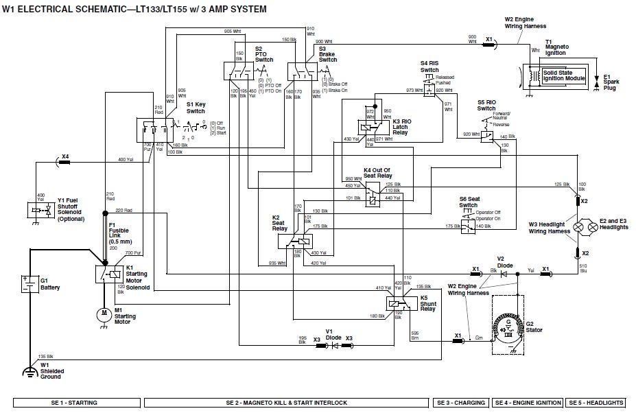 Need Lt133 igntion switch wiring diagram | My Tractor Forum
