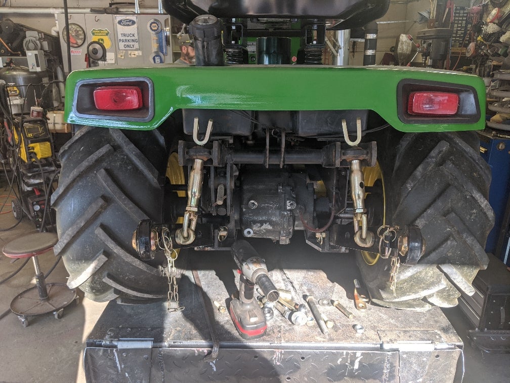318 rock shaft to 3pt conversion | Garden Tractor Forums