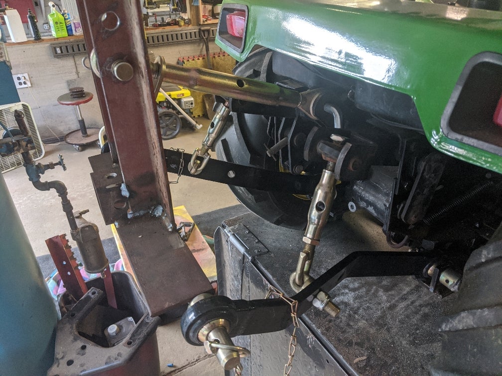 318 rock shaft to 3pt conversion | Garden Tractor Forums