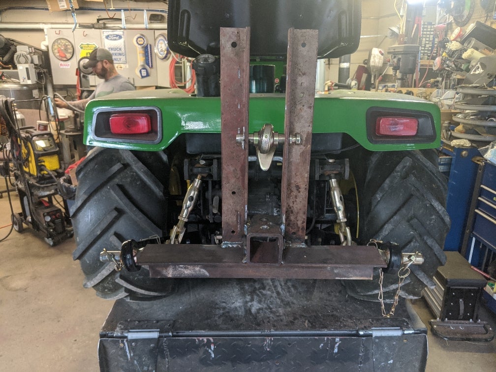 318 rock shaft to 3pt conversion | Garden Tractor Forums