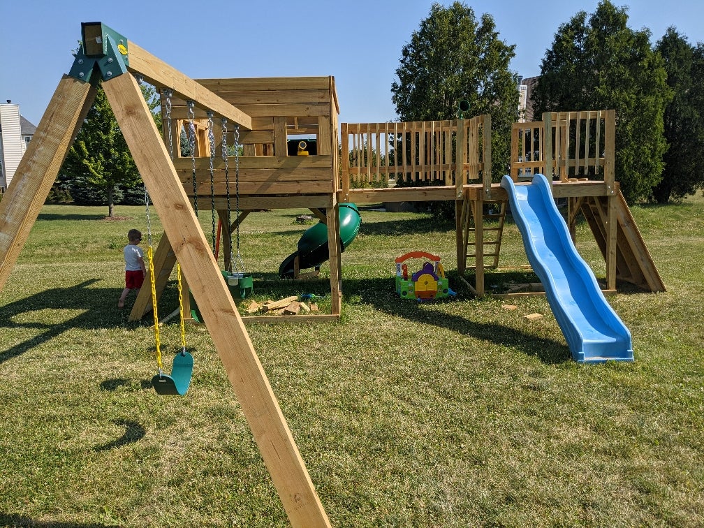 Unlevel playset DIY Home Improvement Forum