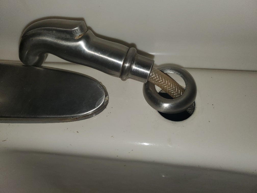 Reattach kitchen sink sprayer cap? | DIY Home Improvement Forum