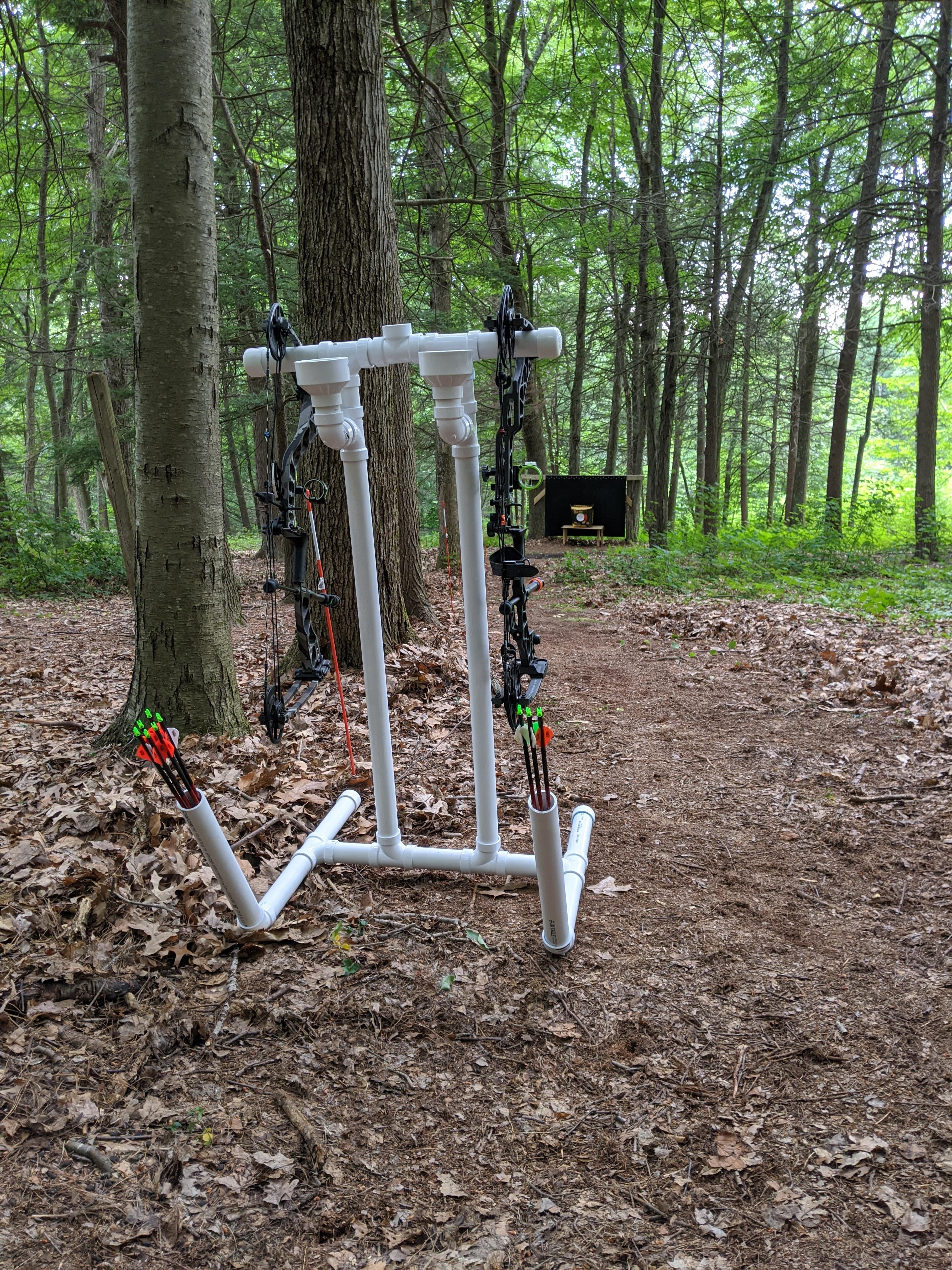 Pvc Arrow Rack PVC Bow hanger and arrow holder | Archery Talk Forum