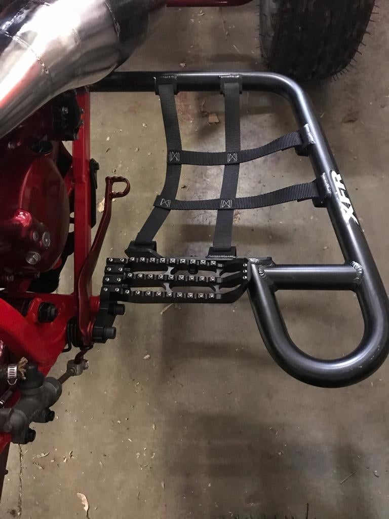 nerf bars n bdt billet pegs Honda TRX250R Forums