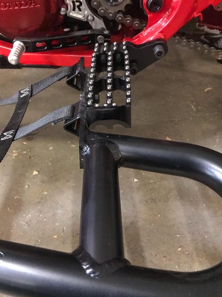 nerf bars n bdt billet pegs Honda TRX250R Forums
