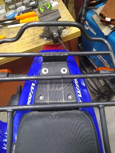 Cycleracks vs Manracks rear rack WIDTH comparison | TW200 Forum