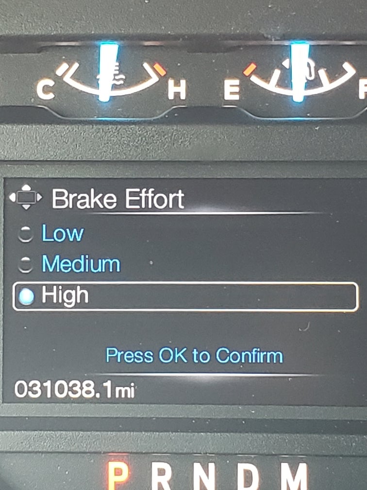 Brake effort setting/Gain setting F150 Ecoboost Forum
