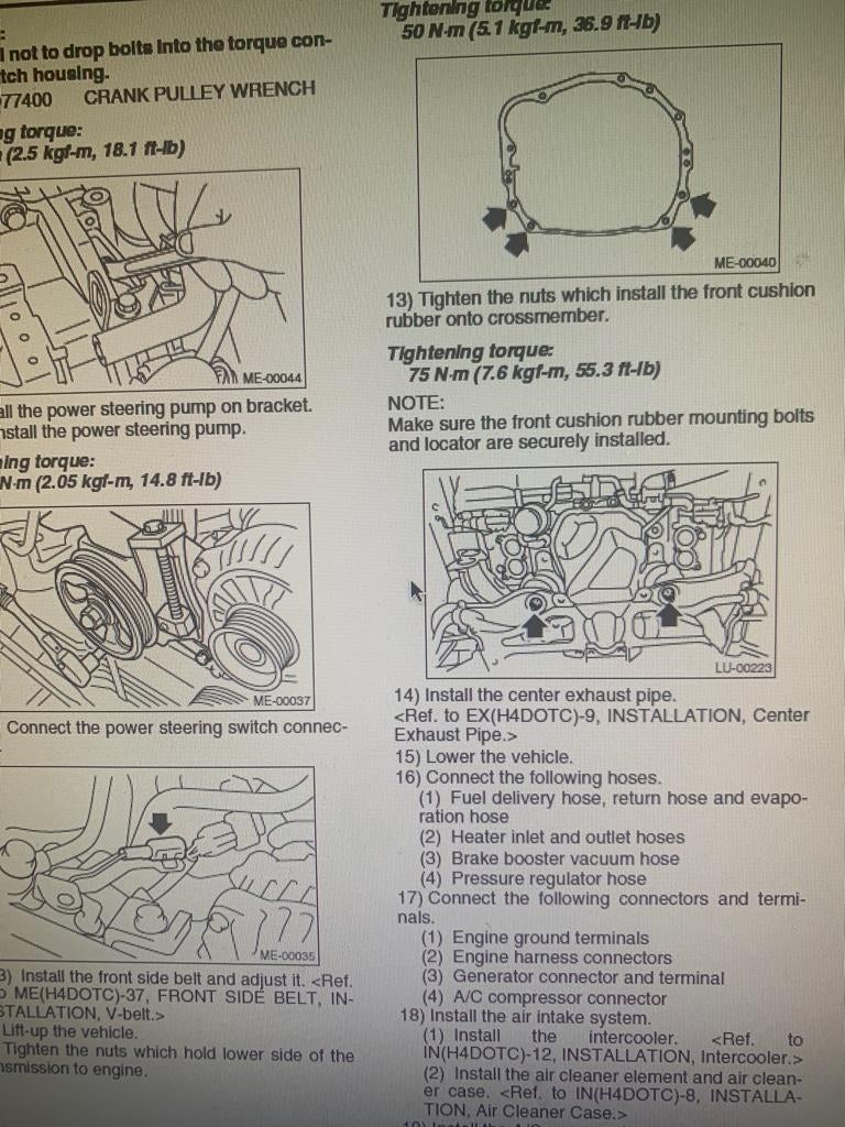 Subaru Outback Wheel Nut Torque