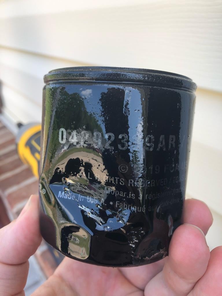2020 RT Oil Filter?? Dodge Durango Forum