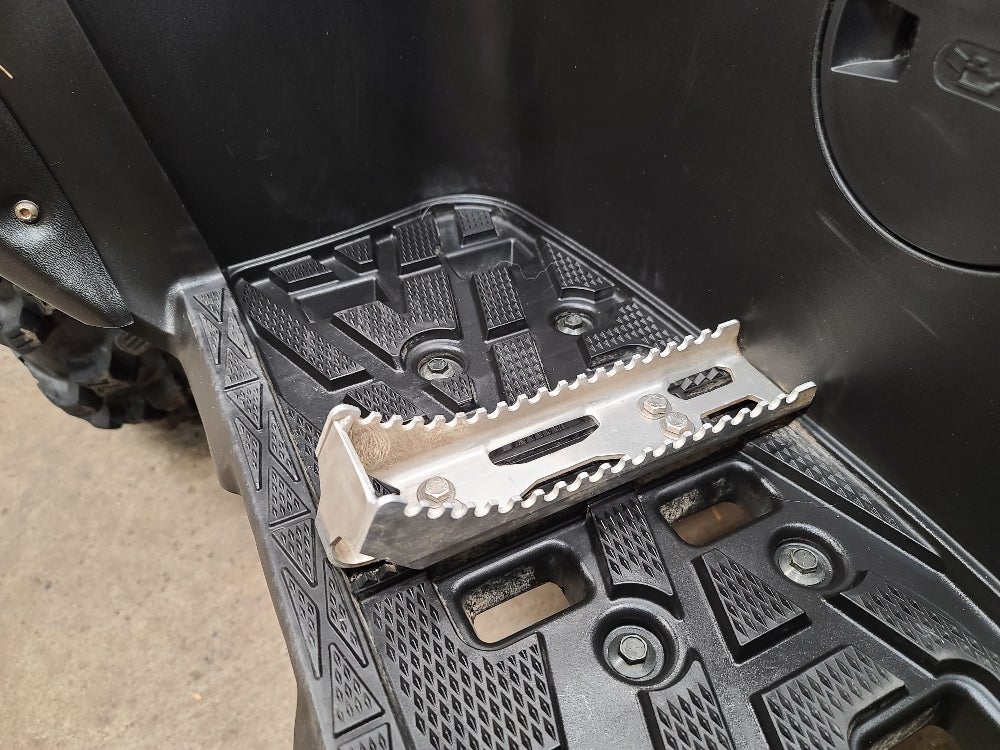 After market oversized foot pegs Yamaha Grizzly ATV Forum