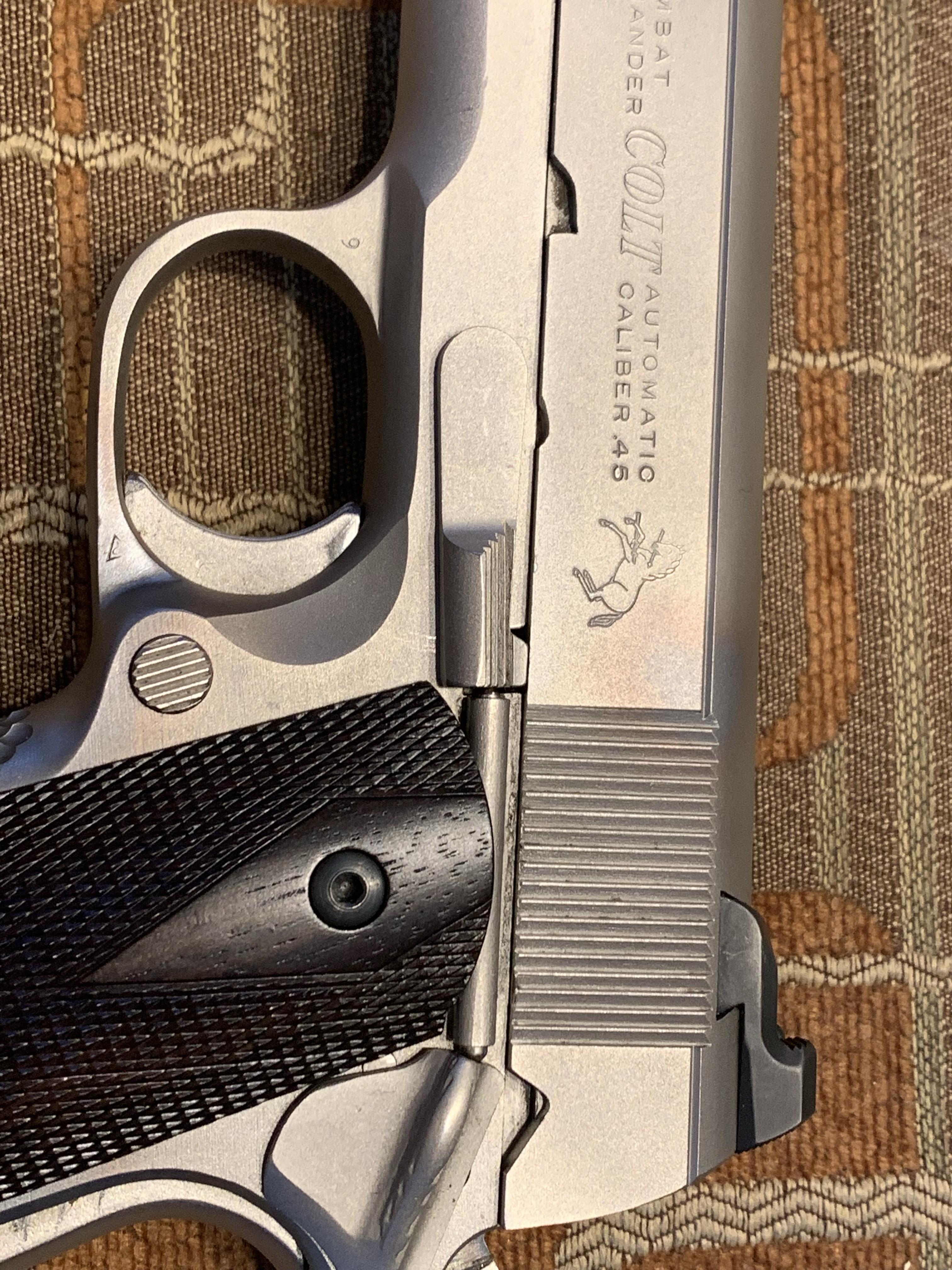 最終値下‼️【WA】COLT COMBAT COMMANDER フレームシルバー 最終値下