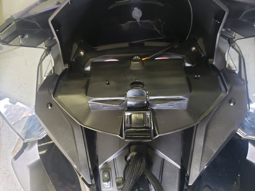 Glovebox extension / cell phone holder SkiDoo Snowmobiles Forum