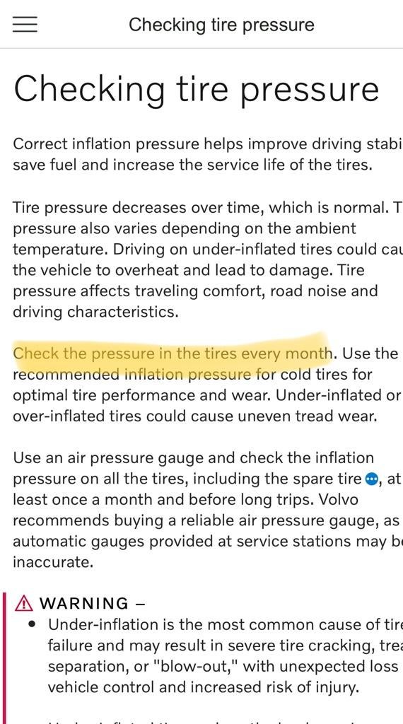 Tire pressure readout? SwedeSpeed Volvo Performance Forum